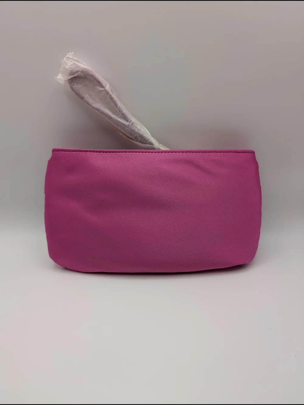 kate spade Vibrant Pink Satin Elegant Bow Clutch 7.5
